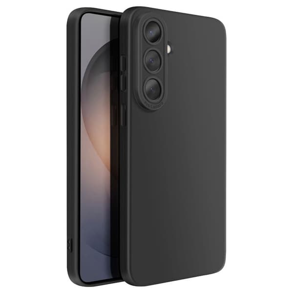 Silicone Cover til Galaxy S26 Plus med Forstærkning til Kamerablok Sort Svart