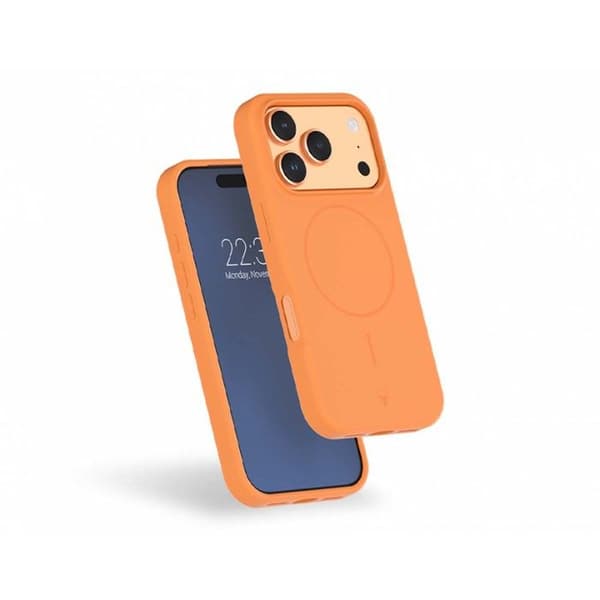 MagSafe-skal - IPhone17 Pro - Förstärkt Silikon - Orange