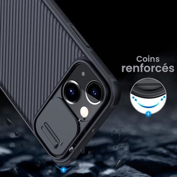 NILLKIN CamShield Pro magnetfodral för iPhone 13 Mini (svart)