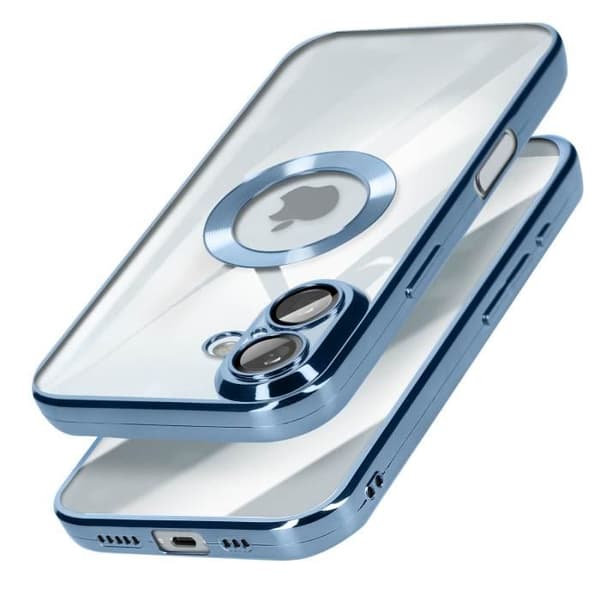 Skyddsskal - AVIZAR - iPhone 16 - Stötsäker Blå - Ultralätt - Höjda kanter Blå