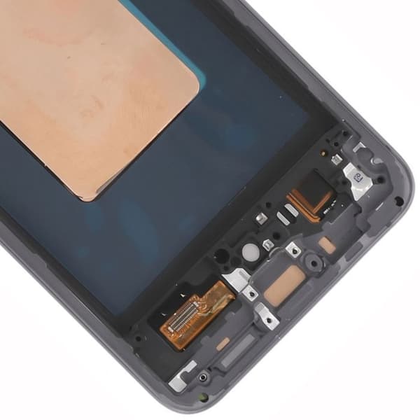 Skärmblock för Samsung Galaxy A57 5G OLED-display med grå ram Grå