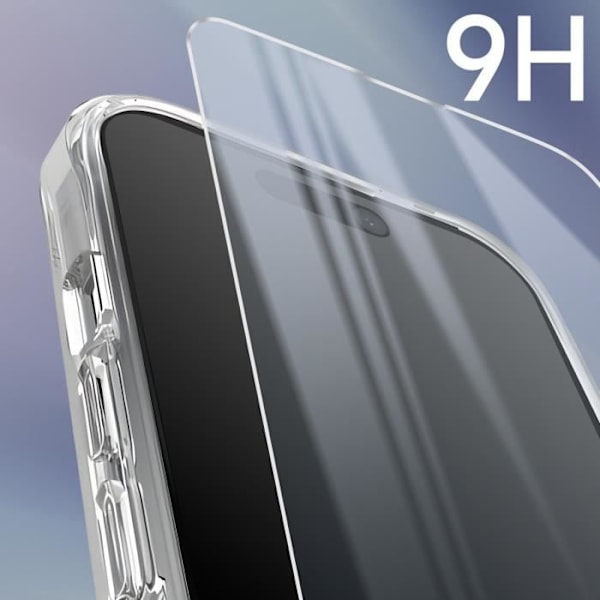 Coque MagSafe - Case Mate - iPhone 15 Pro Max - Transparent - Tempereret glas 9H - Beskyttelse 3m Vit