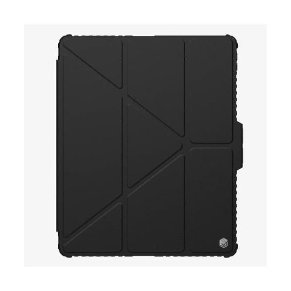 Étui støtte iPad Pro 13" - Nillkin - Bumper PRO - Sort - Multi-vinkel - Optimal beskyttelse Sort