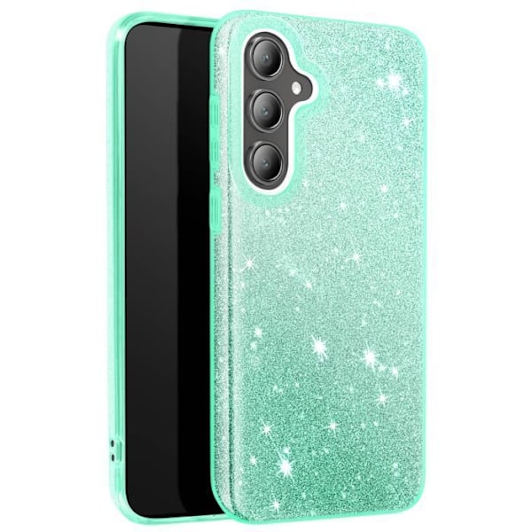 Coque Paillette pour Samsung Galaxy S24 FE Silicone Ultra fine Vert Grön