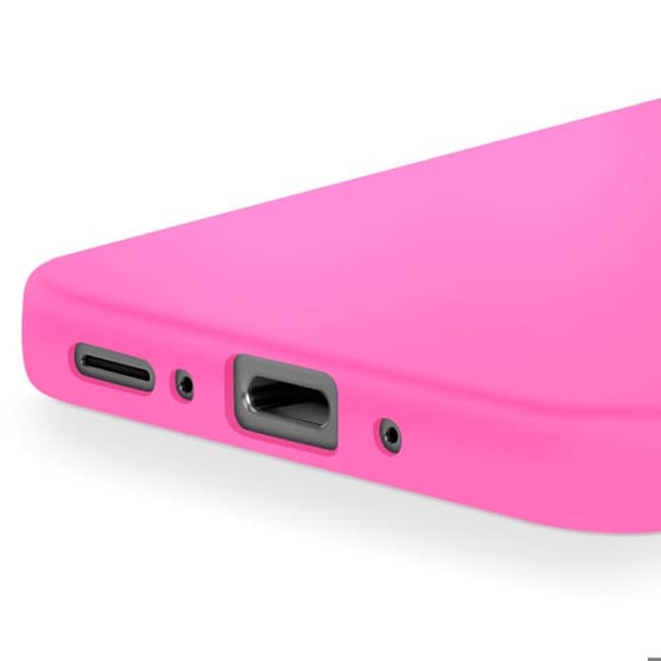 Coque Soft-Touch til Galaxy A37 i Semi-hård Antiskrid Silikone Fuchsia Ros
