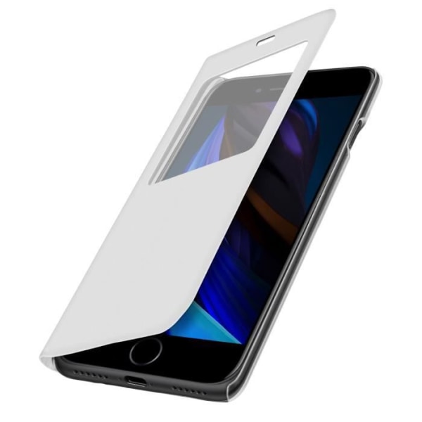 Apple iPhone SE 2020 / 8 / 7 Fodral Displayfönster Ultratunn Flip White