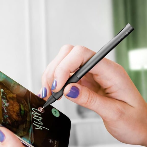 Universal Touch Stylus Fine Tip med Precision Disc Adonit Mini 4 Grå Grå