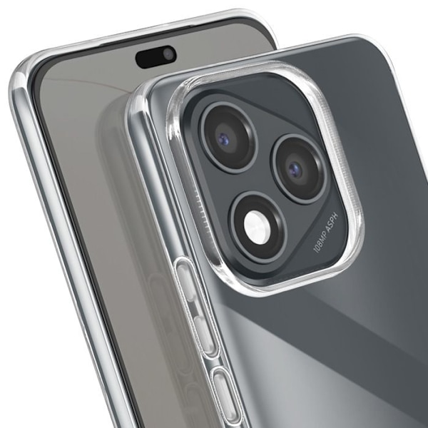 Coque för Honor 400 Lite Silikon Mjuk Transparent Vit