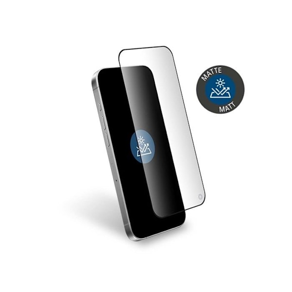 Näytönsuojus - FORCE GLASS - iPhone 15/16 - Kierrätetty orgaaninen lasi - Naarmunkestävä - Elinikäinen takuu Transparent