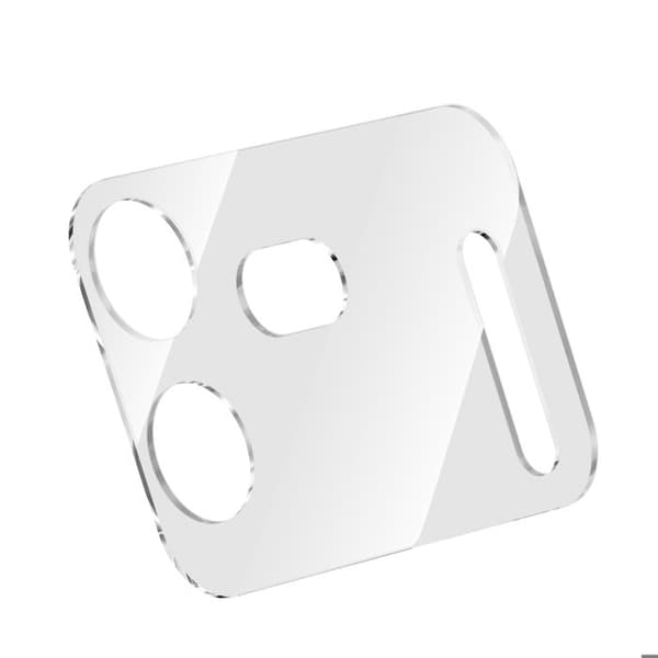 Skyddskamera för Nothing Phone (4b) i Härdat Glas 9H Stötsäker Transparent Vit