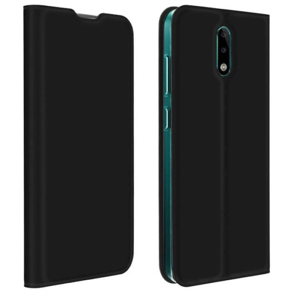 Hölster - DUX DUCIS - Nokia 2.3 - Ekologisk läder - Satinfinish - Videostöd Svart