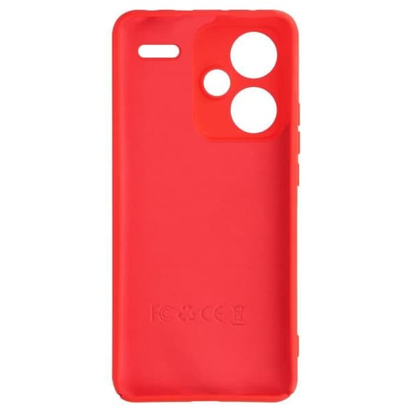 Fodral för Xiaomi Redmi Note 13 Pro Plus 5G Soft-touch Anti-Fingerprint Red Röd