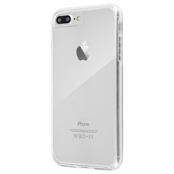 Inbyggt hårt fodral Fram Baksida iPhone 7 Plus / iPhone 8 Plus Transparent Transparent
