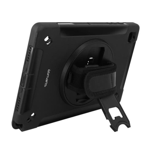 Stødabsorberende cover til Samsung Galaxy Tab A8 10.5 - 4SMARTS - Håndtag og støtte - Sort Svart