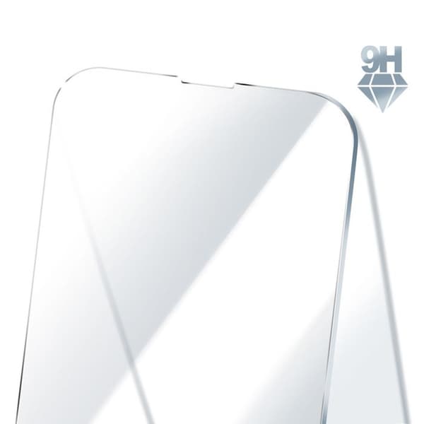 Pack skal för iPhone 17e silikon med 9H härdat glas transparent Vit
