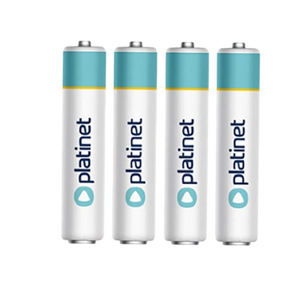 4 kpl AAA 1200mAh LR03 1,5V Platinet alkaliparistoja