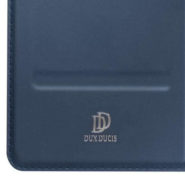 Etui til Samsung Galaxy A15 - DUX DUCIS - Flip Card Holder Video Support - Midnight Blue Blå
