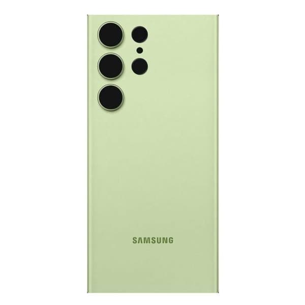 Batteri cache - SAMSUNG - Galaxy S23 Ultra - Limegrøn - Original bagside - Forenklet installation Limegrön