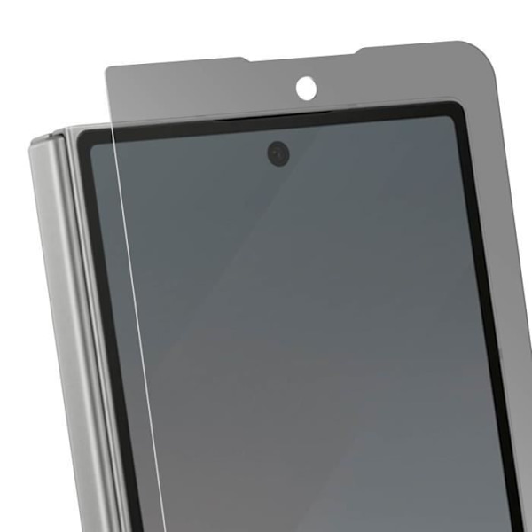 Näytönsuoja - AVIZAR - Samsung Z Fold 6 - Anti-spy - Joustava - Läpinäkyvä musta Transparent