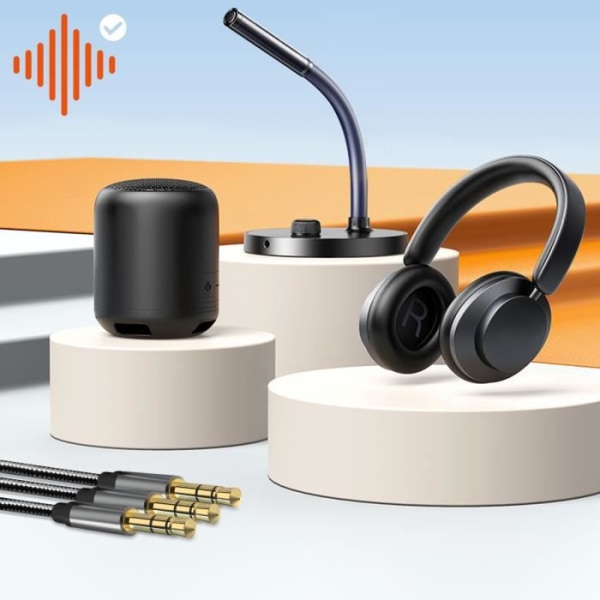 LinQ 3,5 mm hun til 3x 3,5 mm han Jack Splitter Adapter