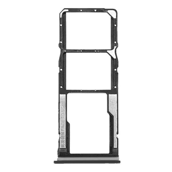SIM-kortskuffe - Xiaomi - Redmi 10C - Dual Nano SIM - Micro-SD - Sort Svart