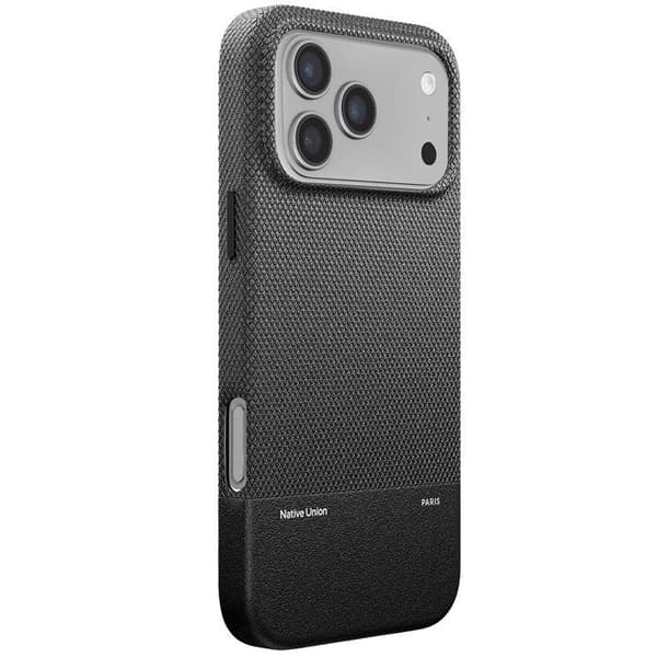 MagSafe Cover - NATIVE UNION - iPhone 17 Pro - Stødabsorberende - Tekstureret - Sort Svart