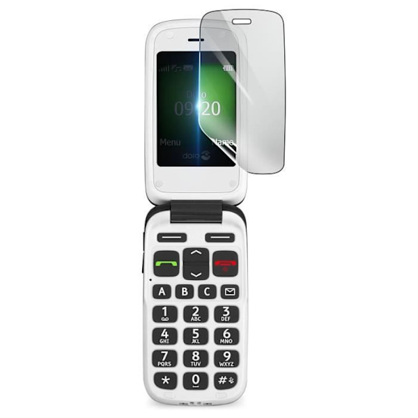 Näytönsuoja - 3MK - Doro Phone Easy 610 - Iskunkestävä Hydrogeeli - Läpinäkyvä - Naarmuuntumaton Transparent