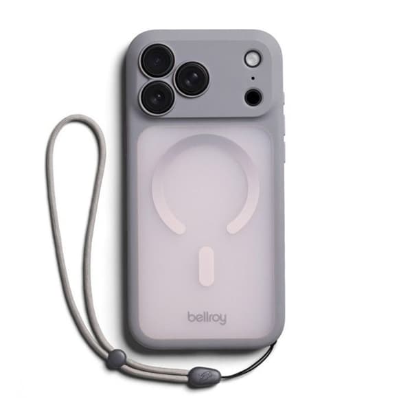 MagSafe-cover til iPhone 18 Pro Max / iPhone 17 Pro Max Cinch-serie med Bellroy-snøre i grå Grå