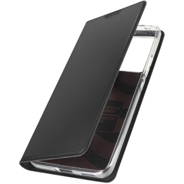 Fodral för Xiaomi 13T och 13T Pro Flip-korthållare Videostöd Dux Ducis Black