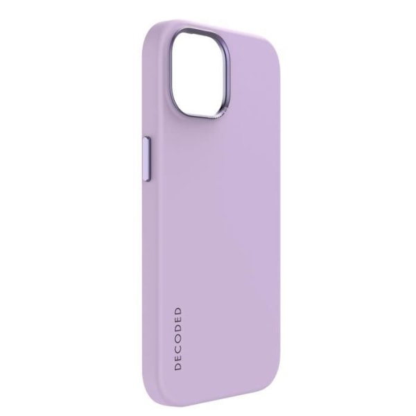 Coque - Avkodad - iPhone 15 Plus - Silikonmatta - Kompatibel med MagSafe - Stöttålig upp till 1,2m Lavendel