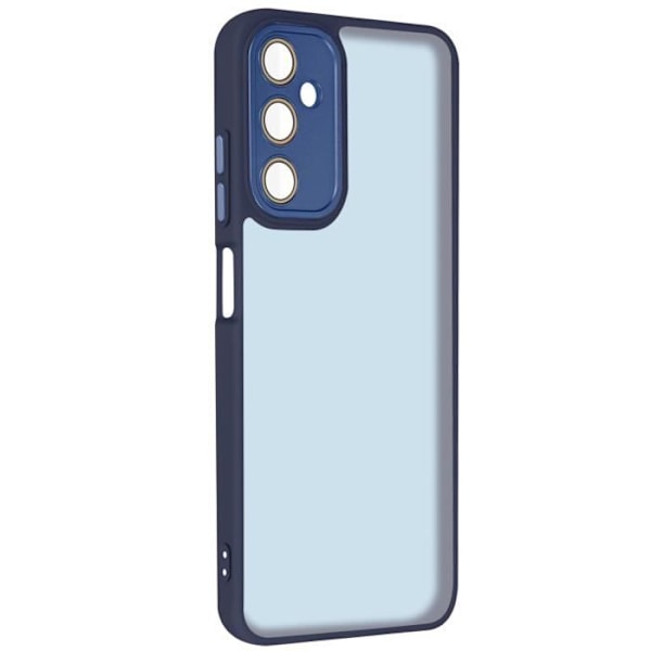 Fodral till Samsung Galaxy A25 5G - AVIZAR - Rökt hård rygg - Skyddat kamerablock - Midnattsblå Blå
