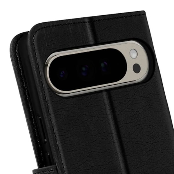 Fodral för Google Pixel 9 Pro XL Fodral Wallet och Videostativ Svart Svart
