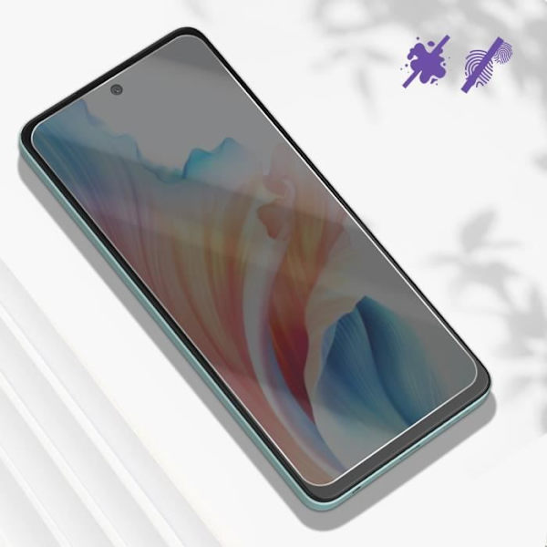 Härdat glas - AVIZAR - Oppo A79 - 9H hårdhet - Anti-repa - Transparent Transparent