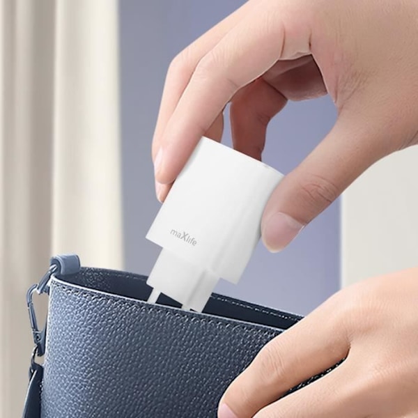 USB C -seinälaite Power Delivery 20W Ultra Nopea Lataus Maxlife Valkoinen Vit