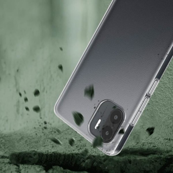 Kotelo Redmi A1 Soft Transparent Tempered Glass 9H Black Bigbenille