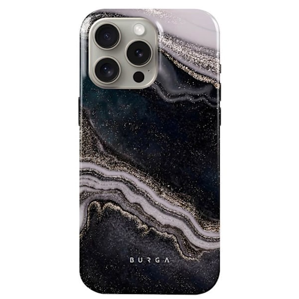 Skyddsfodral för iPhone 15 Pro Stöttåligt Marmormönstrat Med Förhöjda Kanter