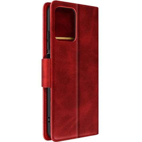 Nokia G22 Wallet Case punainen kotelo Röd