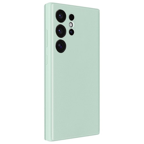 Etui med vindue til Samsung Galaxy S24 Ultra med kortlomme i lys grøn Grön