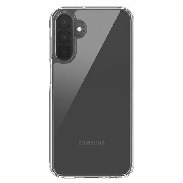 Cover til Galaxy A27 med hård bagside og blød transparent kant Vit