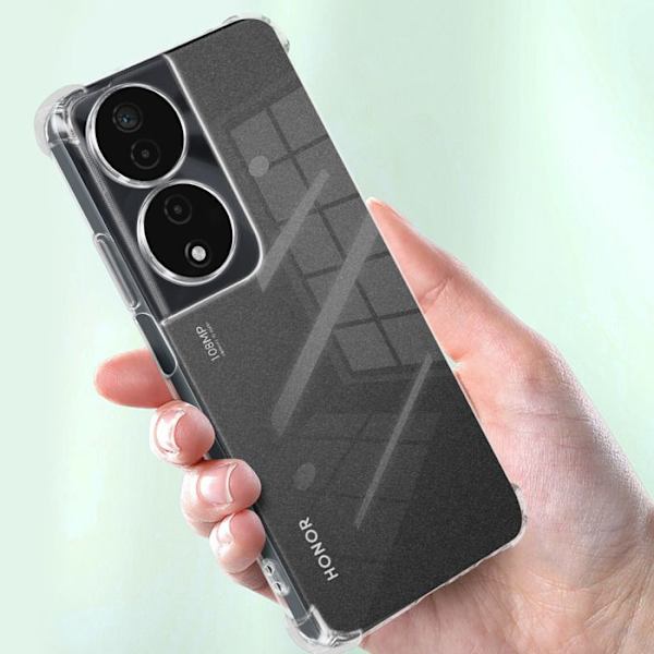 Coque Antichock - Mayaxess - Honor 90 Smart - Silikongel - Förstärkta hörn - Transparent Transparent