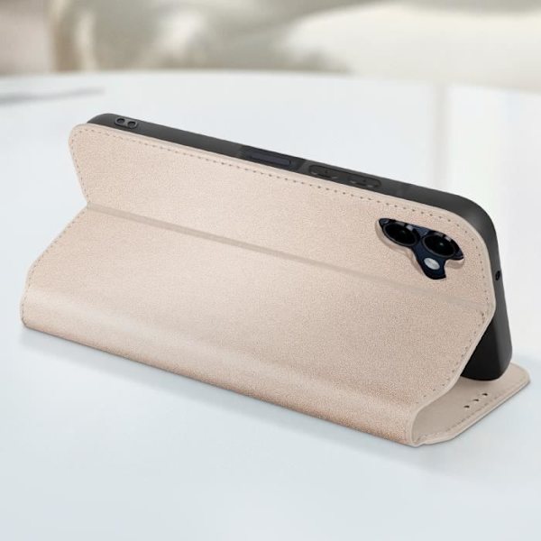 AVIZAR Taske til Samsung Galaxy A06 - Kortholder og Video Support - Gul Gul