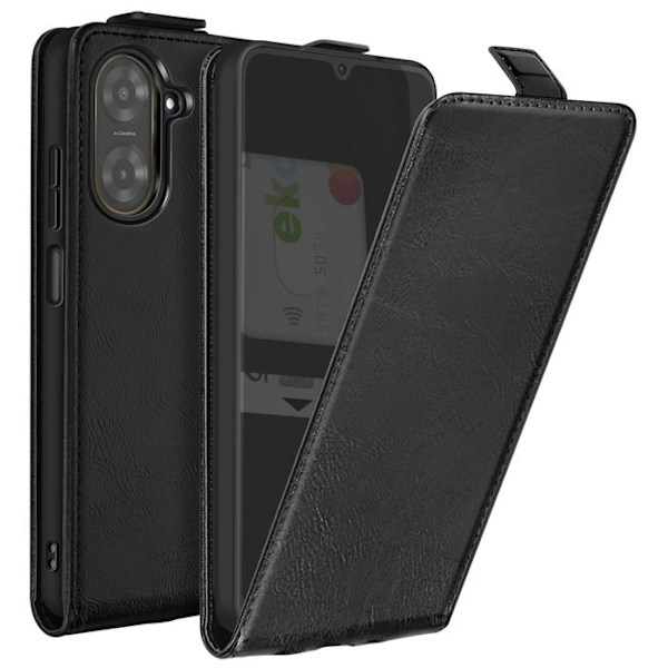 Husklapp för Vertikal för Xiaomi Redmi A5 Kortfack Svart