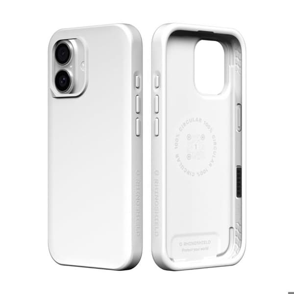 MagSafe cover til iPhone 16 Blød Stødabsorberende SolidX Serie Rhinoshield Hvid Vit