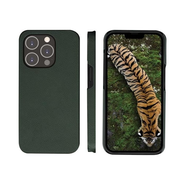 iPhone 14 Pro Folio 2 in 1 New York - Nahkainen Sijoitus, jossa Korttipidike DBRAMANTE1928 Tumma vihreä Grön