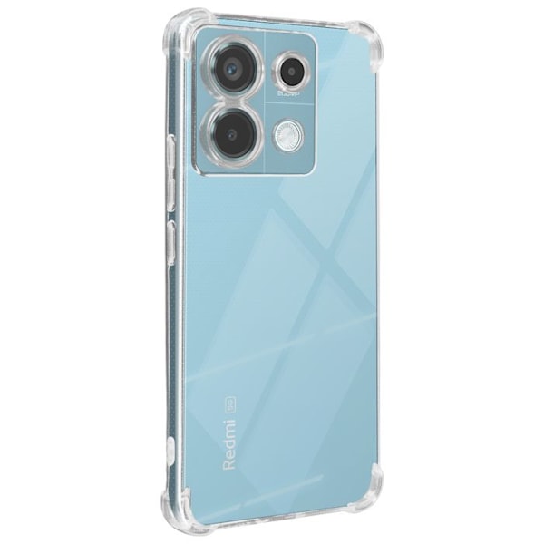 Chockresistent Fodral - MAYAXESS - Redmi Note 13 Pro 5G - Transparent - Förstärkta Hörn - Lätt Design Transparent