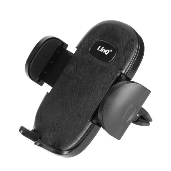 Support til bil - LINQ - HD674 - Fastgørelse til ventilationsgitter - 360° roterende - Til smartphone Svart
