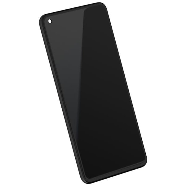 LCD-skærm + touchglas + chassis til Xiaomi 11 Lite 5G NE - Mærke: Xiaomi - Sort Svart