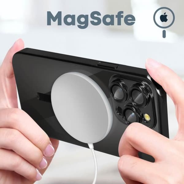 Coque - Apple - iPhone 14 Pro - Silikone - Sort - Kompatibel med MagSafe Svart