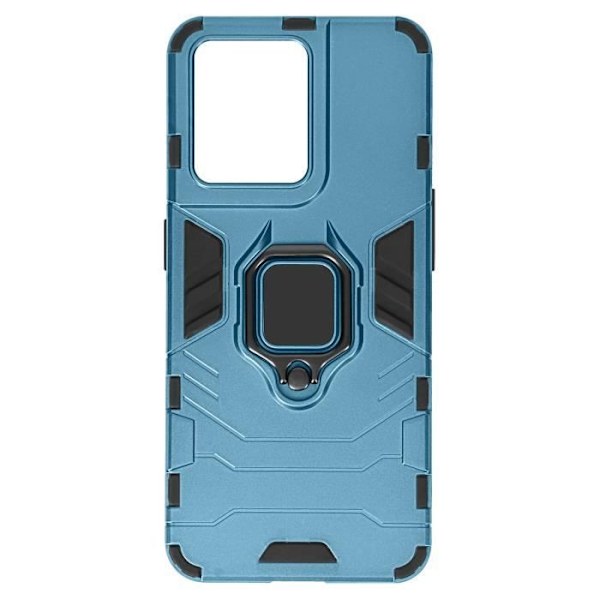 Oppo Reno 8 5G suojakotelo - AVIZAR - Iskunkestävä hybridi metallirengastuella - Keskiyönsininen Nattblått