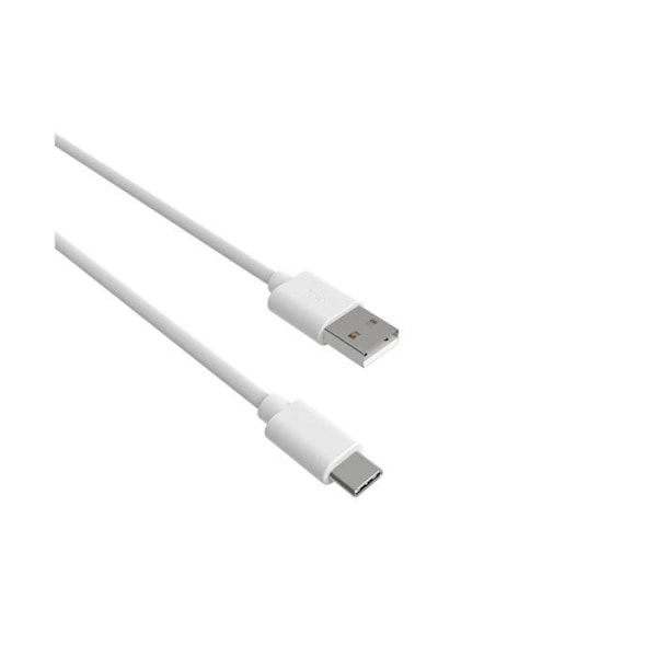 USB-C - USB-A -kaapeli 3A Lataus ja Synkronointi POP-kokoelma 1,5m Jaym Valkoinen Vit